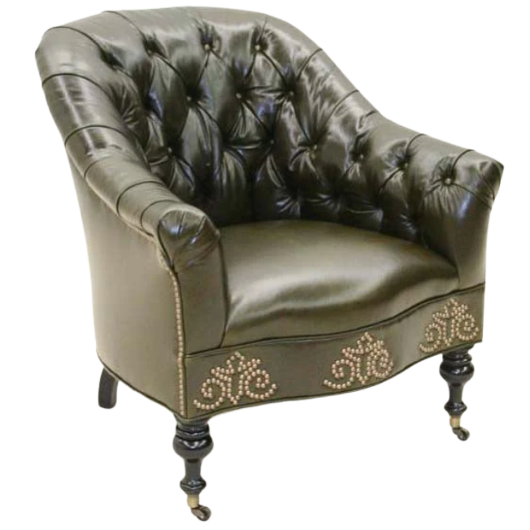 Patchwork Leather Accent Chair—Shop—Rios Interiors